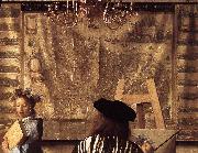 VERMEER VAN DELFT, Jan The Art of Painting (detail) est China oil painting reproduction